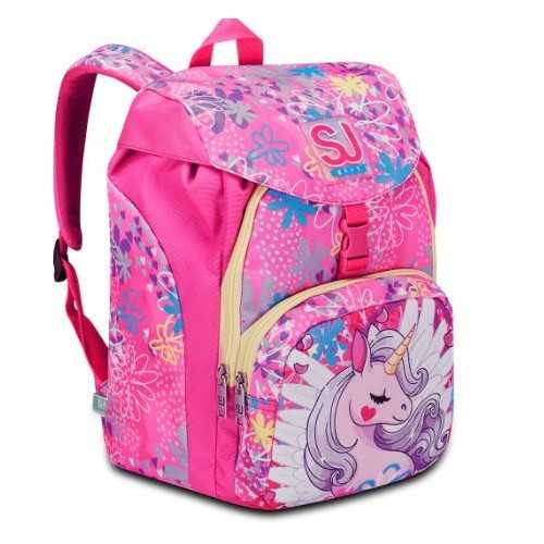 Zaino SJ Primino Unicorn Led Unicorno Fucsia Girl