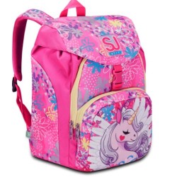 Zaino SJ Primino Unicorn Led Unicorno Fucsia Girl