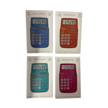 Calcolatrice tascabile a 10 cifre PK71-19C forma arrotondata