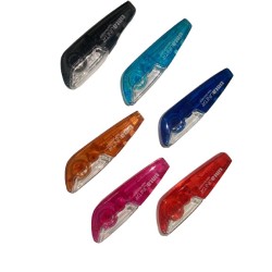 Correttore a nastro Knock Scatto 6mt con punta retraibile colori assortiti