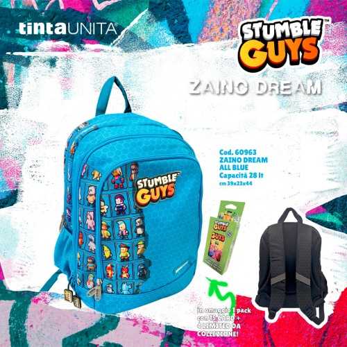 Zaino Scuola Stumble Guys Tinta Unita
