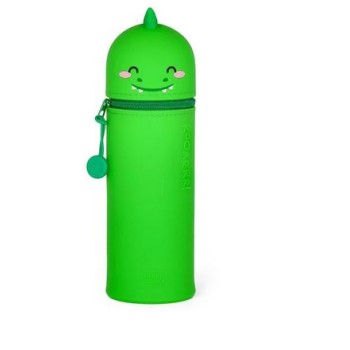 Astuccio 2 in 1 in morbido silicone Kawaii Dinosauro Legami