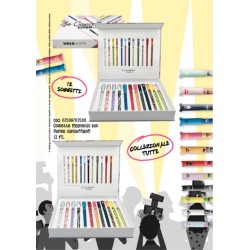 Magnetic Box Fashion Penne cancellabili 8 blu+2 rosse+ 2 verdi