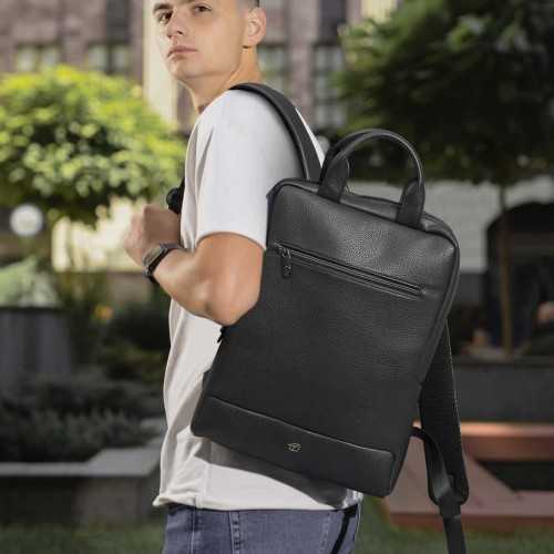 Zaino slim Gate Trended nero InTempo