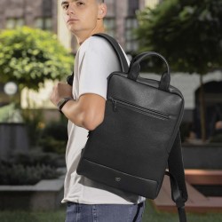 Zaino slim Gate Trended nero InTempo