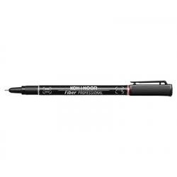 Pennarello fineliner professional nero punta 0,8