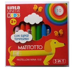 10 Pastelloni Mina 10.0 3 in 1 Tinta Unita