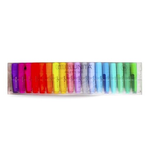 Set 18 evidenziatori Tinta Unita con base...