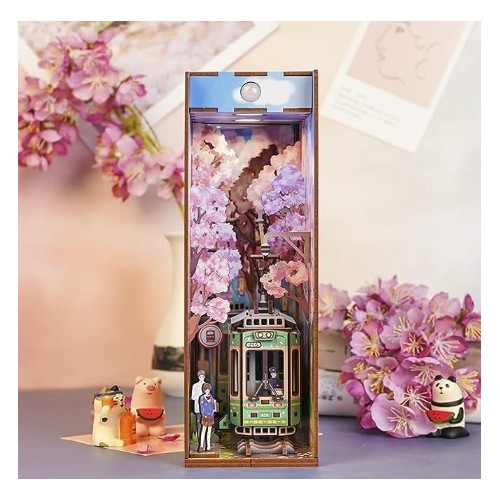 Sakura's Travel 3D Puzzle book nook 130 pezzi