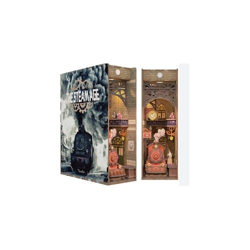 The Steam Age 3D Puzzle book nook 164 pezzi