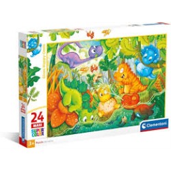 Maxi Puzzle 24 pezzi Dinosaurini