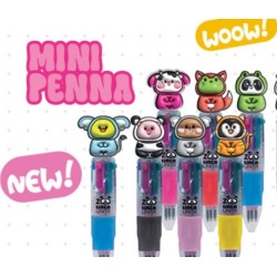 Mini penne 4 colori Tinta Unita Zoo