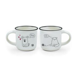 Tazzine da Caffè - Espresso For Two - DOG CAT