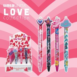 Penna cancellabile Love is in the air modelli assortiti inchiostro blu Tinta Unita