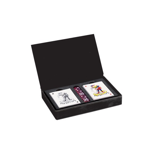 Carte Poker + dadi in cofanetto regalo