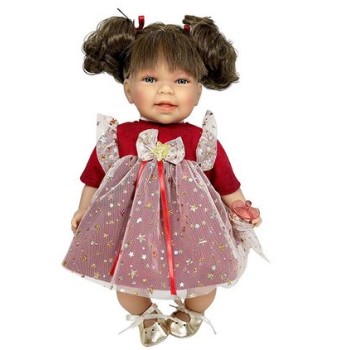 Bambola Spagnola Nine's Onil Little Susi Brown Hair 40 cm