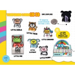 Temperino 1 foro Tinta Unita Zoo