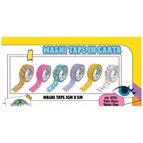 Washi Tape In Carta Tinta Unita