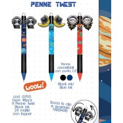 Penna cancellabile Tinta Unita Adventure Space