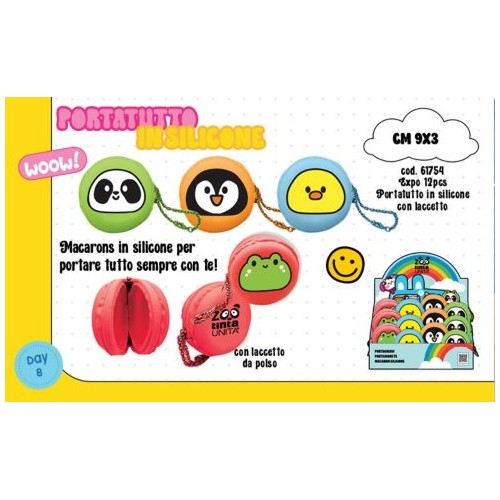Portatutto in silicone Tinta Unita Zoo