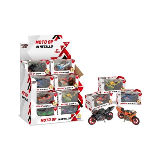 Moto Gp in metallo Metal Kids modelli assortiti