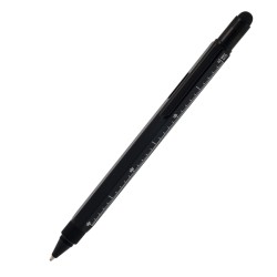 Penna a sfera Multifunzione Tool Pen punta M fusto nero Monteverde