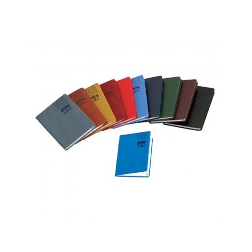 Rubrica rigida rilegata 6x9cm colori assortiti