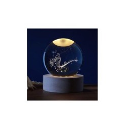 Lampada Led da Tavolo Piccola a Sfera - Music Note Musicali