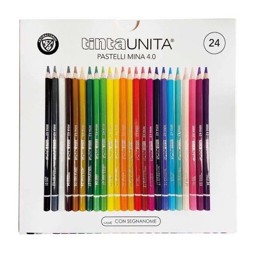 Pastelli Tinta Unita mina 4.0 scatola da 24