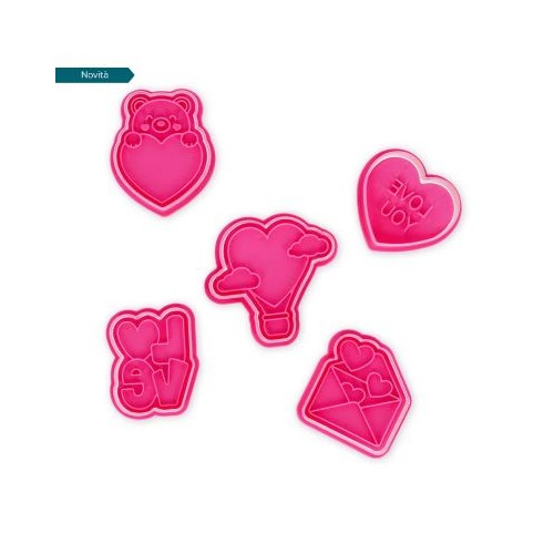Set di 5 Formine per Biscotti - Cookie Time! -...