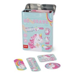 30 cerotti stampati Be Brave Unicorn