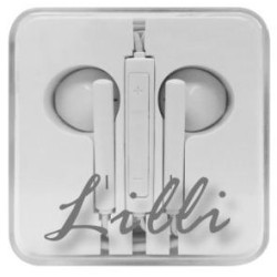 Auricolari Jack 3,5mm Lilli con filo colore bianco