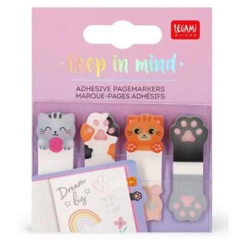 Segnapagina Adesivi - Keep in Mind - Gatto