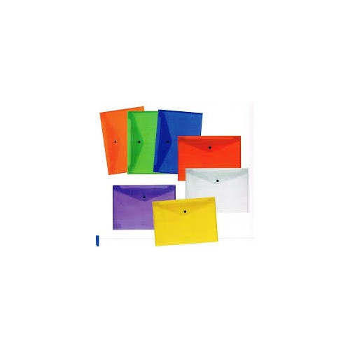 Busta con bottone formato A6 in ppl in plastica...