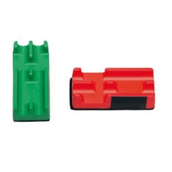 Cancellino per lavagna magnetico con portapennarelli colori assorti