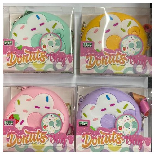 Mini bag con tracolla Donuts in silicone
