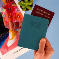 Porta Passaporto Legami Color Petrolio