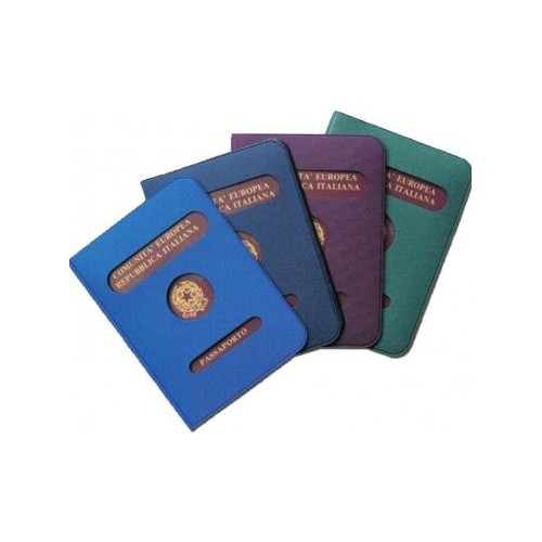 Portapassaporto Europeo in pvc serge con...
