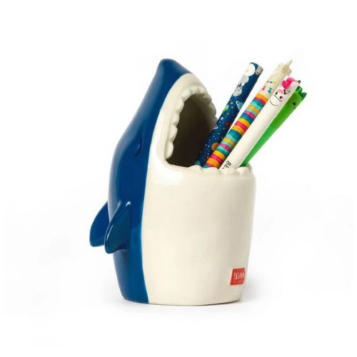 Portapenne in Ceramica Legami Squalo