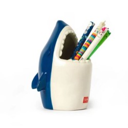 Portapenne in Ceramica Legami Squalo
