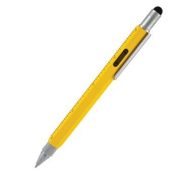 Penna a sfera Multifunzione Tool Pen punta M fusto giallo...