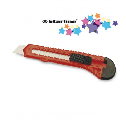 Taglierino Cutter lama 18mm con bloccalama