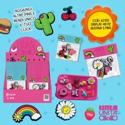 Bustina 5 Pins Tinta Unita Clik Spring