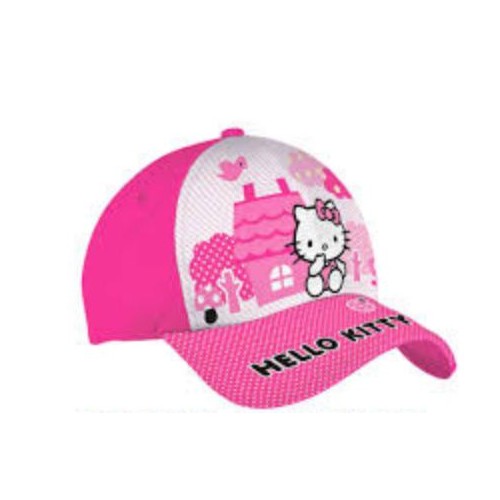 Cappello Hello Kitty rosa con visiera
