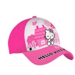 Cappello Hello Kitty rosa con visiera