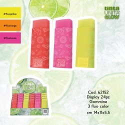 Gomma Fluo Tinta Unita Glow Spring