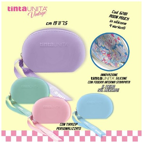 Pochette Moon Pouch Silicone Tinta Unita...