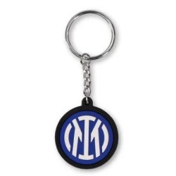 Portachiavi in gomma con logo Inter
