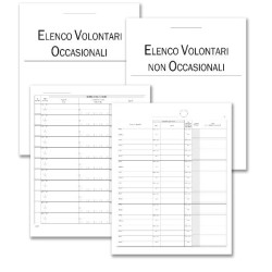 Registro dei volontari per associazione