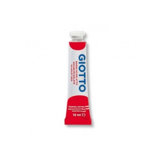 Tempera giotto 12 ml rosso scarlatto